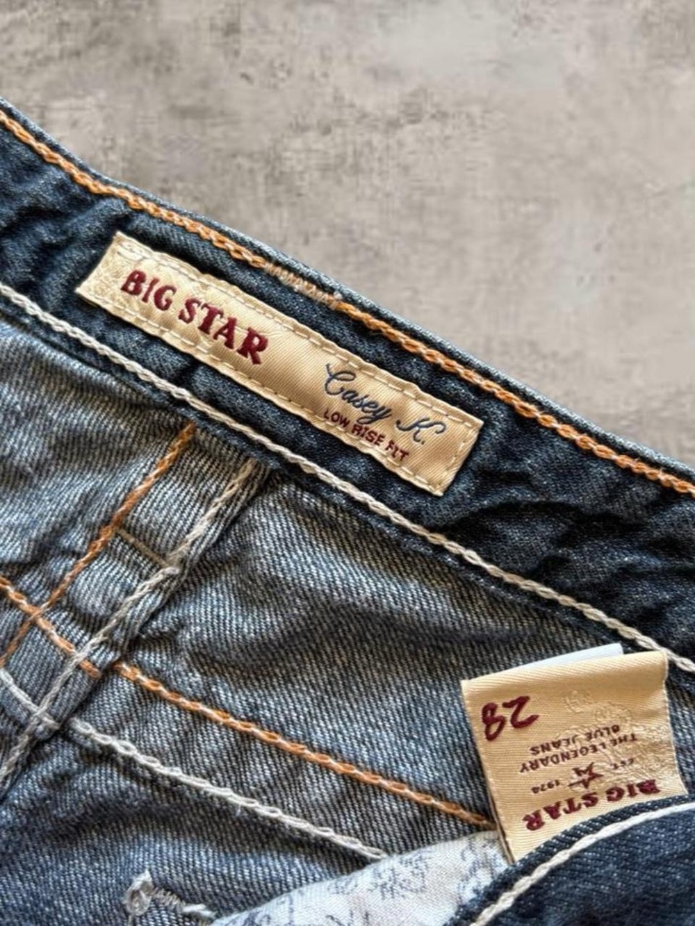 Big Star Blue Frayed Hem Denim Shorts - Picture 8 of 8